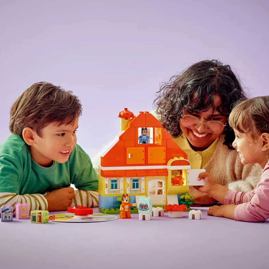 Hot LEGO DUPLO La maison de famille de Bluey et le jeu de mémoire 10459 Lego