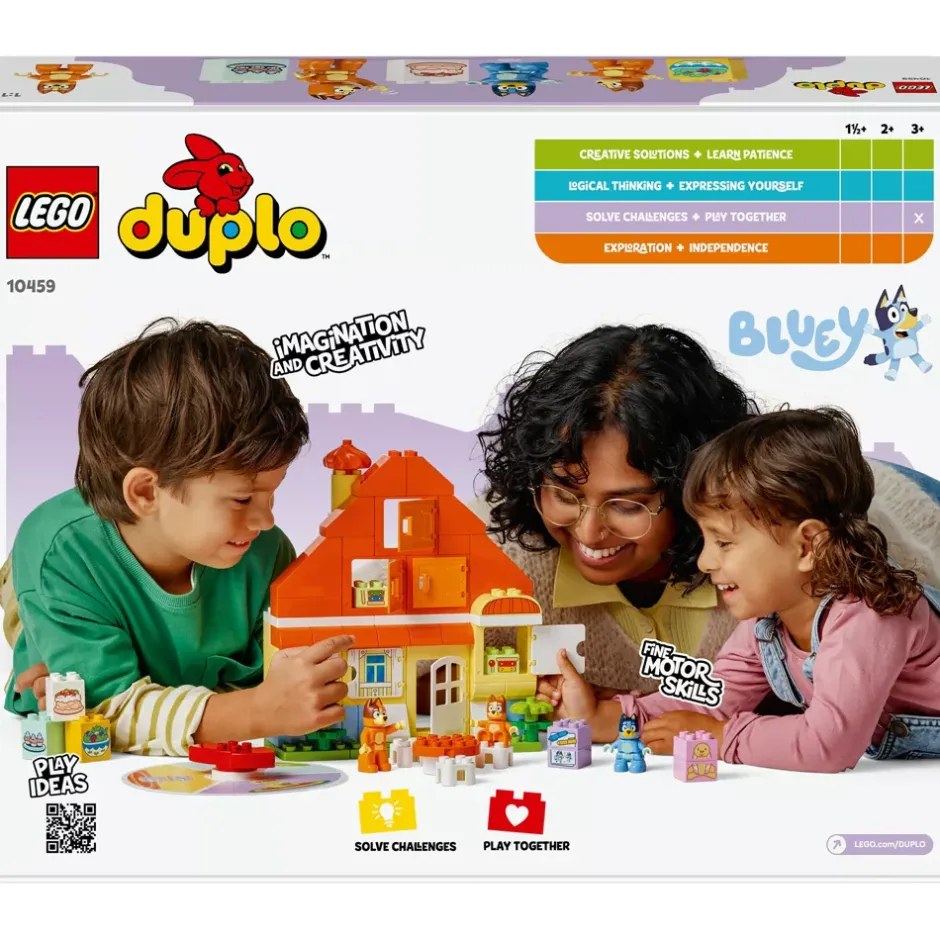 Hot LEGO DUPLO La maison de famille de Bluey et le jeu de mémoire 10459 Lego