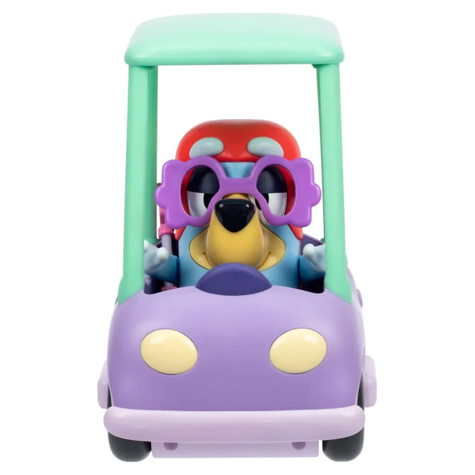 Hot Moose Toys Coffret Janet et voiture de mamie interactive, Bluey Figurines