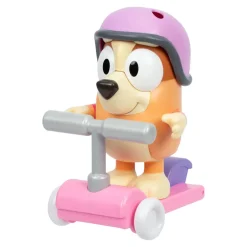 Moose Toys Figurine Bingo sur sa trottinette interactive, Bluey Figurines
