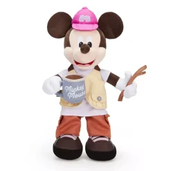 Best Moyenne peluche Mickey au camping – 40 cm Peluches