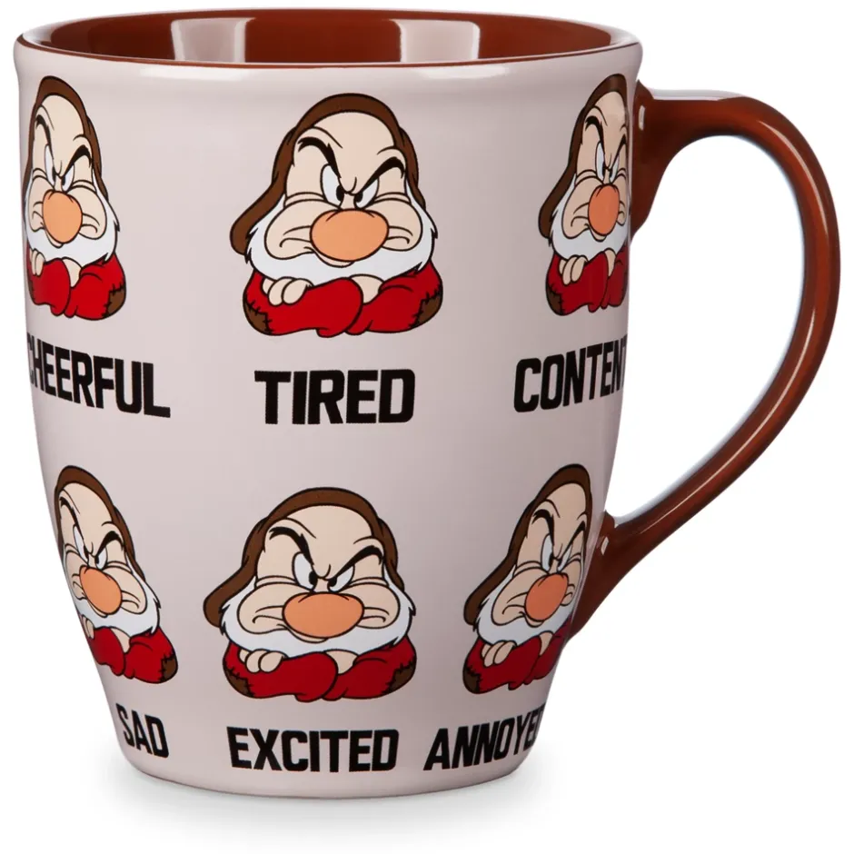 Sale Mug Humeurs de Grincheux, Blanche Neige et les Sept Nains Mugs, Tasses Et Gobelets