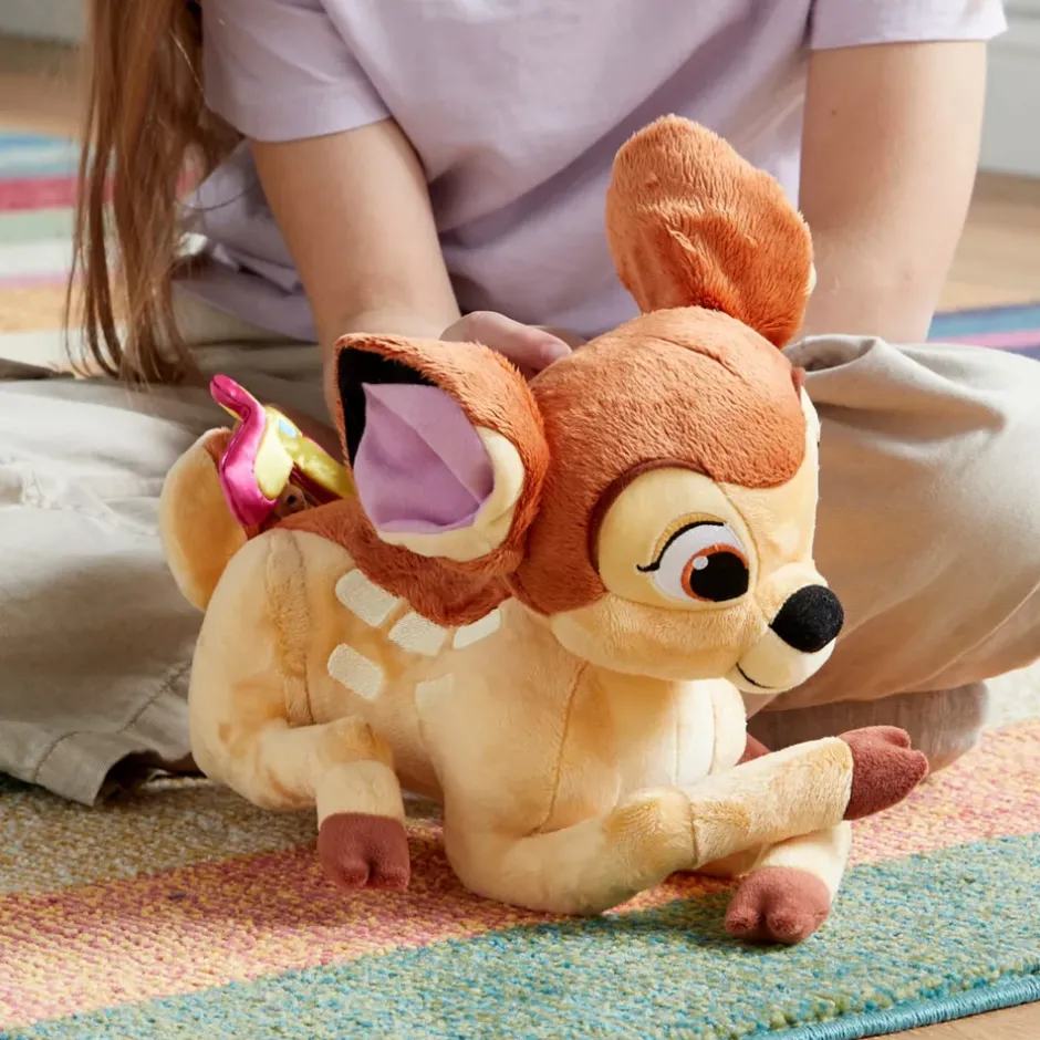 Sale Peluche Bambi de taille moyenne avec papillon Peluches