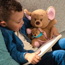 New Peluche Maman Gourou et Petit Gourou GUND Oh So Snuggly, Winnie l'Ourson, 30,5 cm Peluches