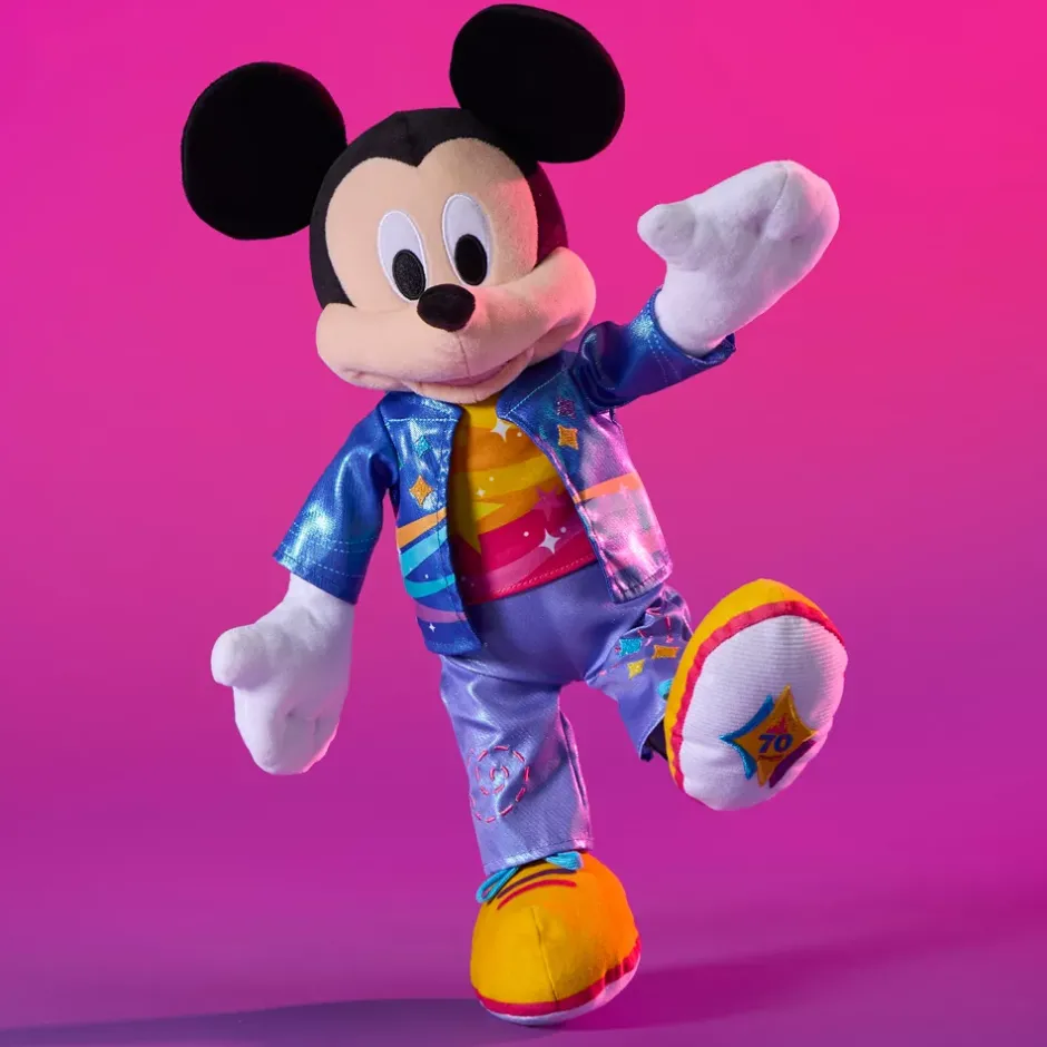 Hot Peluche Mickey de taille moyenne Disneyland 70e anniversaire – 35 cm Peluches