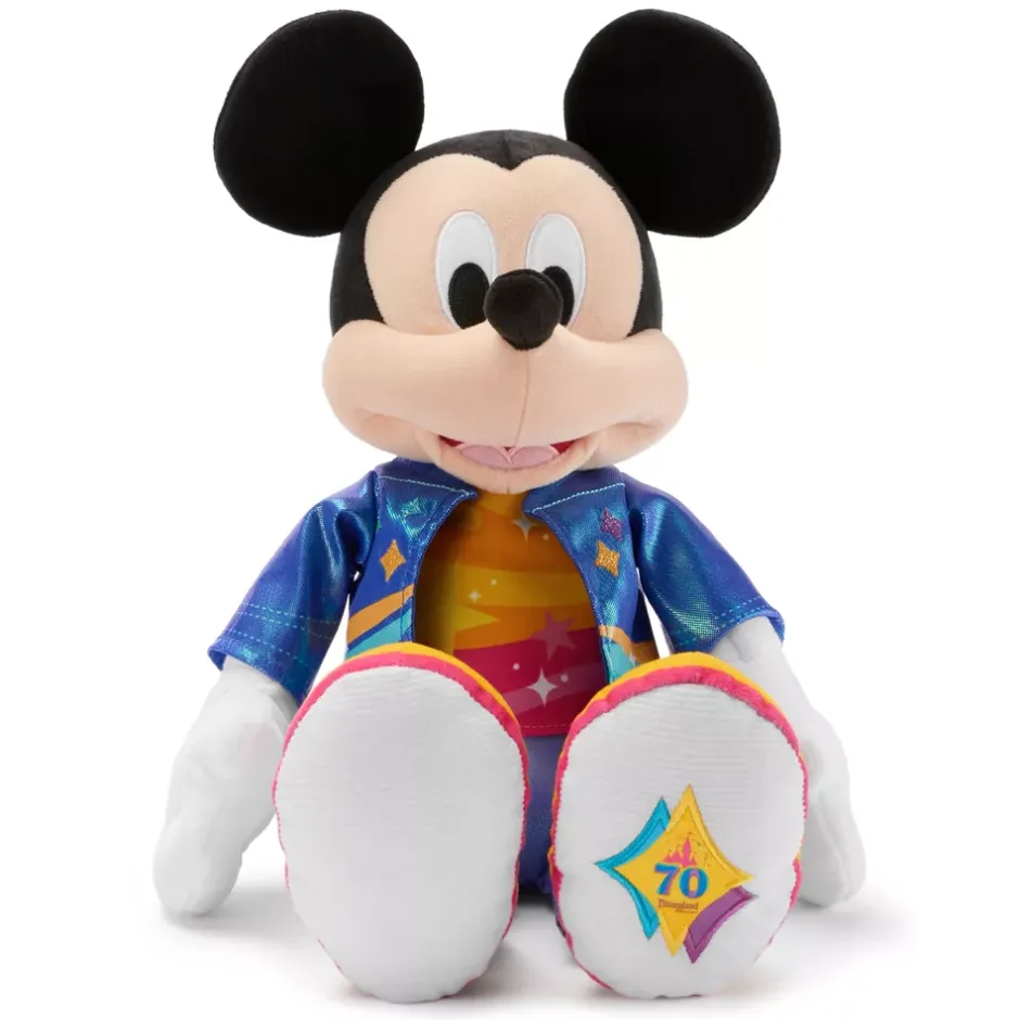 Hot Peluche Mickey de taille moyenne Disneyland 70e anniversaire – 35 cm Peluches