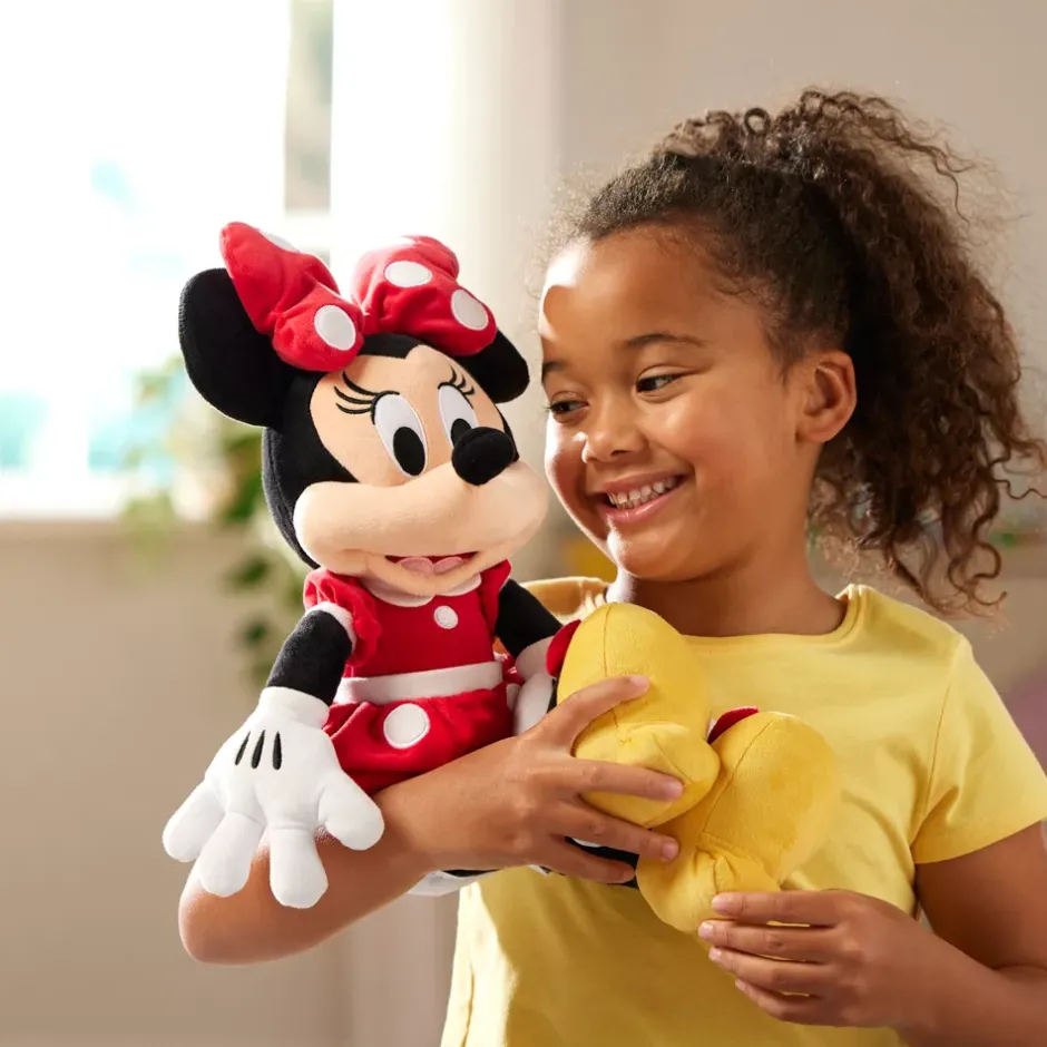 New Peluche Minnie Mouse rouge de taille moyenne Peluches