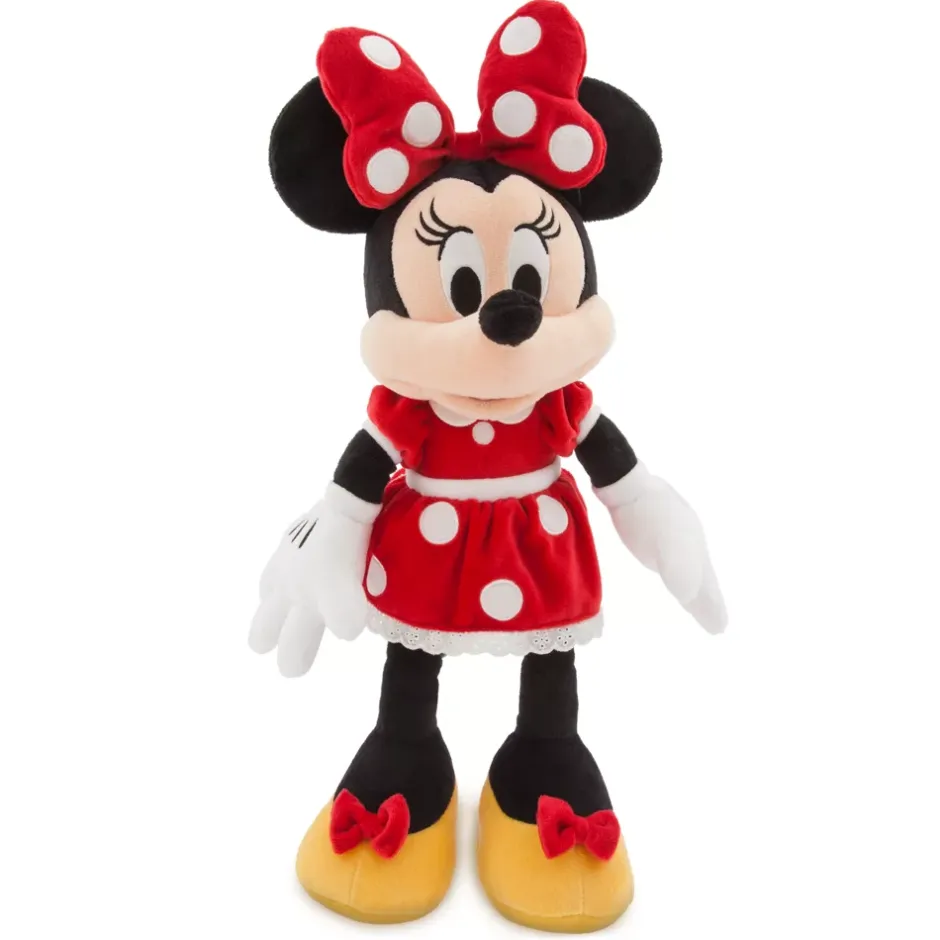 New Peluche Minnie Mouse rouge de taille moyenne Peluches