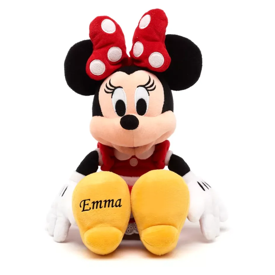 New Peluche Minnie Mouse rouge de taille moyenne Peluches