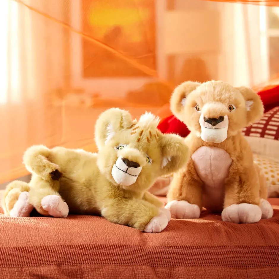 Outlet Peluche Mufasa de taille moyenne, 30,5 cm, Mufasa : Le Roi Lion Peluches