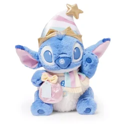 Hot Peluche Stitch avec pochette spéciale fêtes de taille moyenne, Lilo & Stitch Peluches