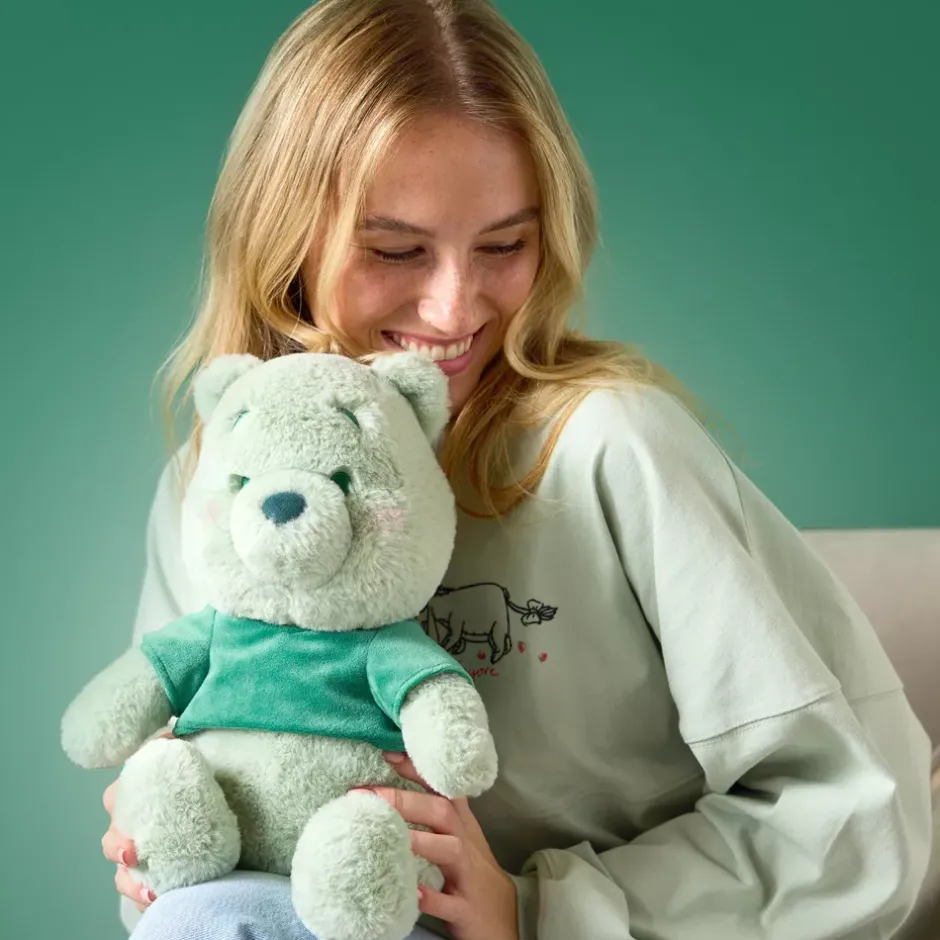 Online Peluche Winnie l'Ourson verte de taille moyenne, 33 cm Peluches