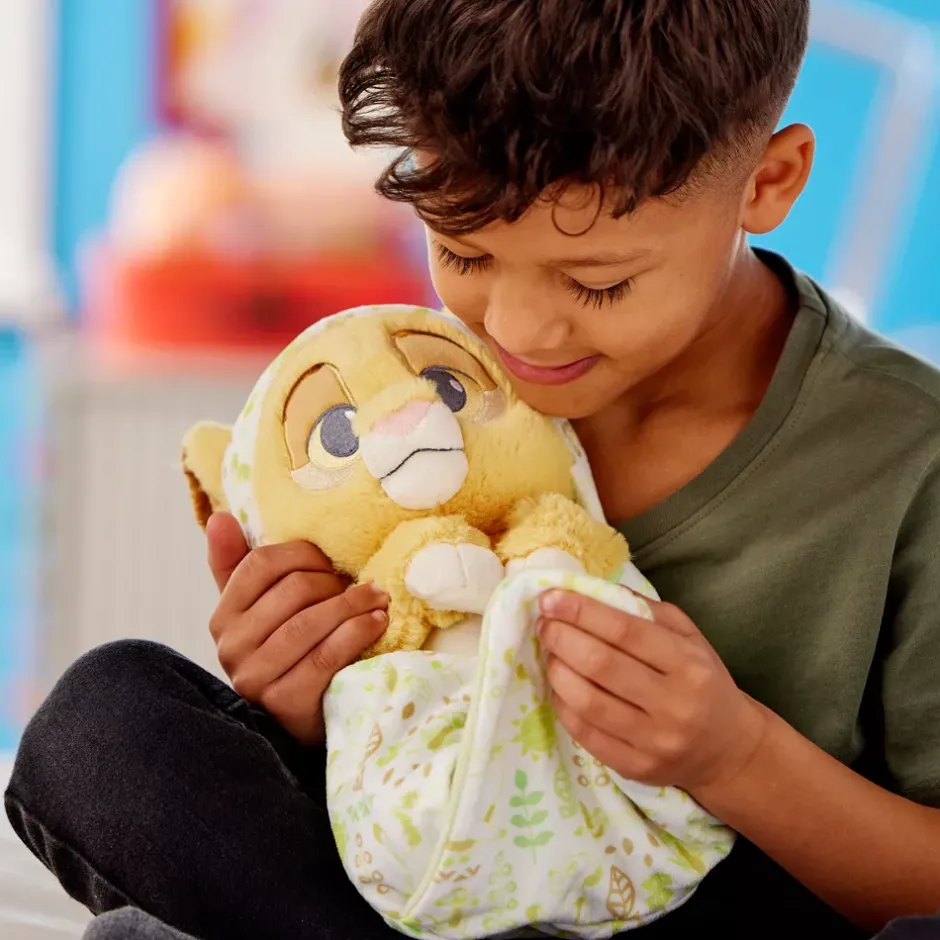 Best Petite peluche Simba avec lange Disney Babies, Le Roi Lion, 25,5 cm Peluches