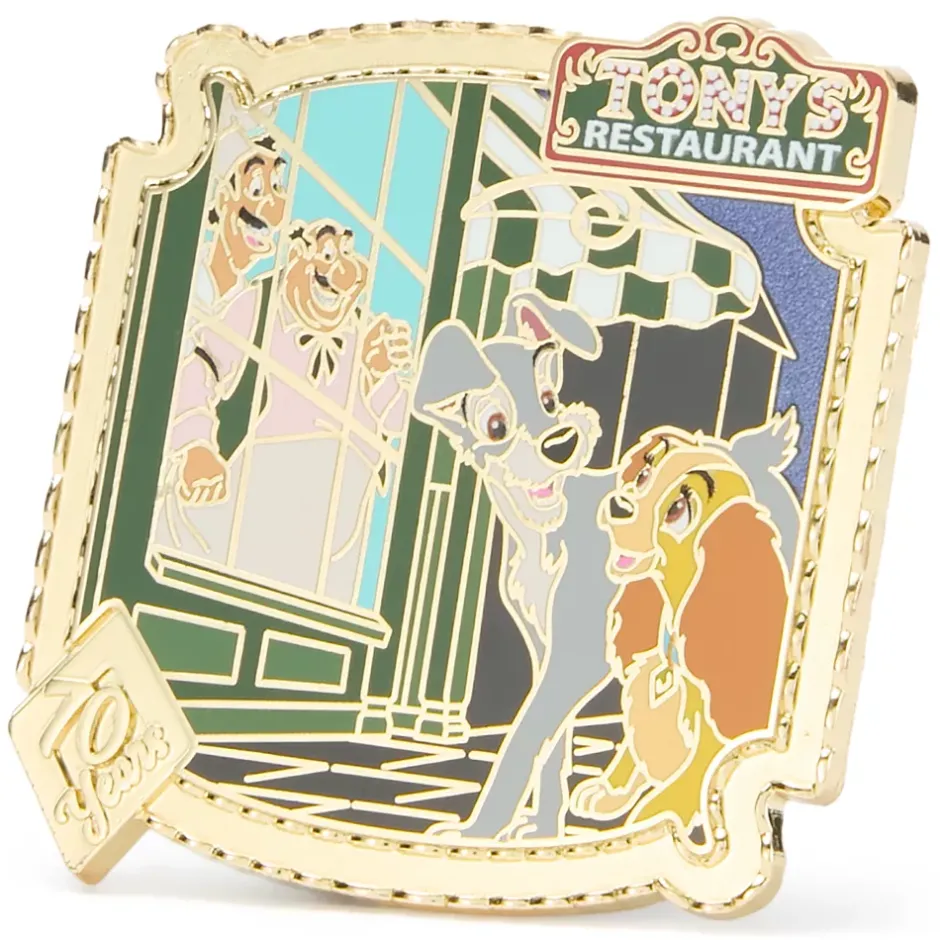 Pin's La Belle et le Clochard Restaurant de Tony en édition limitée Pins