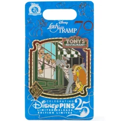 Pin's La Belle et le Clochard Restaurant de Tony en édition limitée Pins