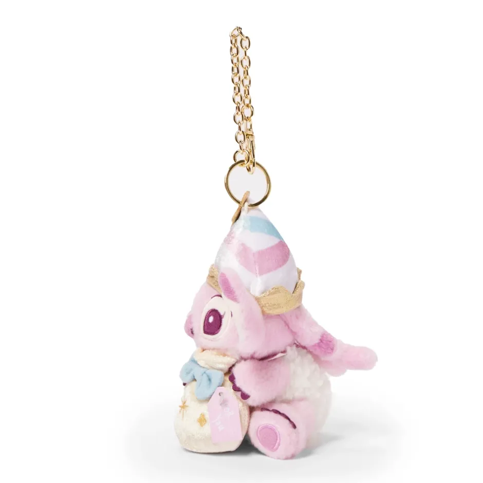 New Porte-clés petite peluche Angel avec pochette, Lilo & Stitch Peluches
