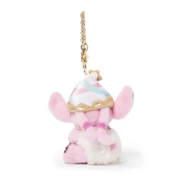 New Porte-clés petite peluche Angel avec pochette, Lilo & Stitch Peluches