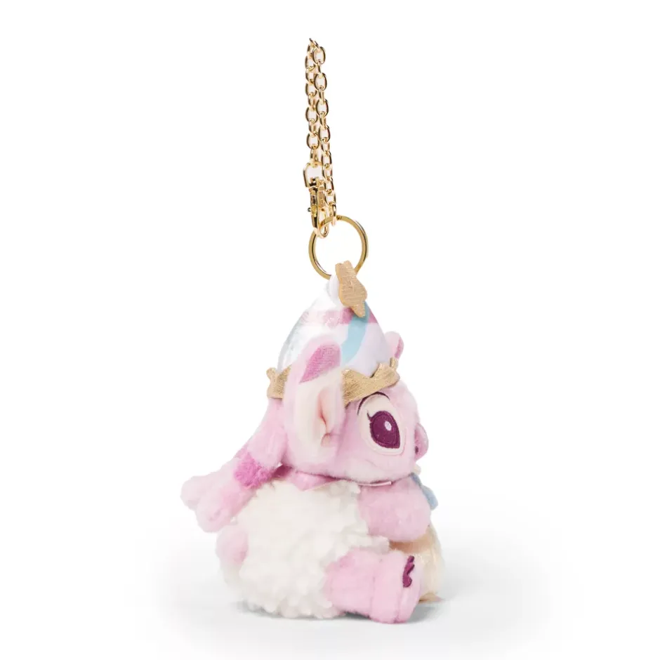 New Porte-clés petite peluche Angel avec pochette, Lilo & Stitch Peluches