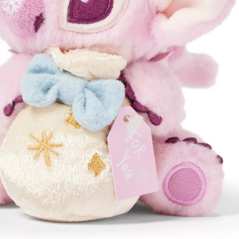 New Porte-clés petite peluche Angel avec pochette, Lilo & Stitch Peluches