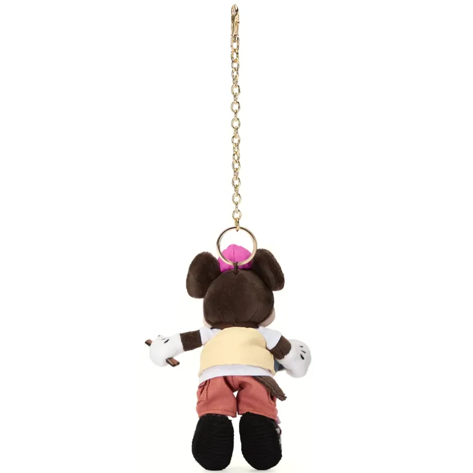 Clearance Porte-clés petite peluche Mickey au camping – 20 cm Peluches