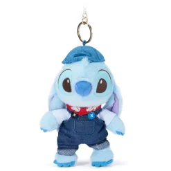 Discount Porte-clés petite peluche Stitch en denim, Lilo & Stitch, 18 cm Peluches