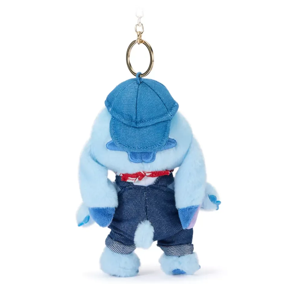 Discount Porte-clés petite peluche Stitch en denim, Lilo & Stitch, 18 cm Peluches