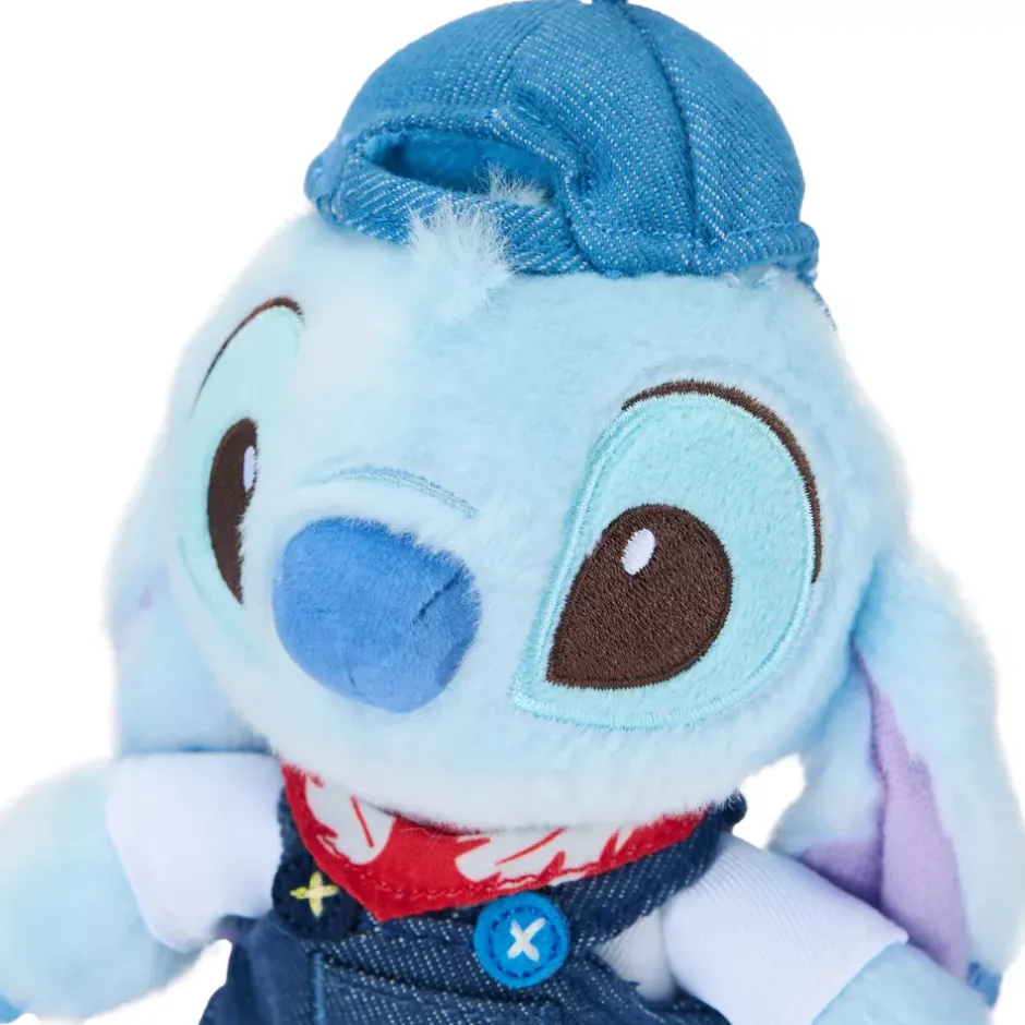 Discount Porte-clés petite peluche Stitch en denim, Lilo & Stitch, 18 cm Peluches