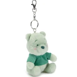 Hot Porte-clés petite peluche Winnie l'Ourson verte, 18 cm Peluches