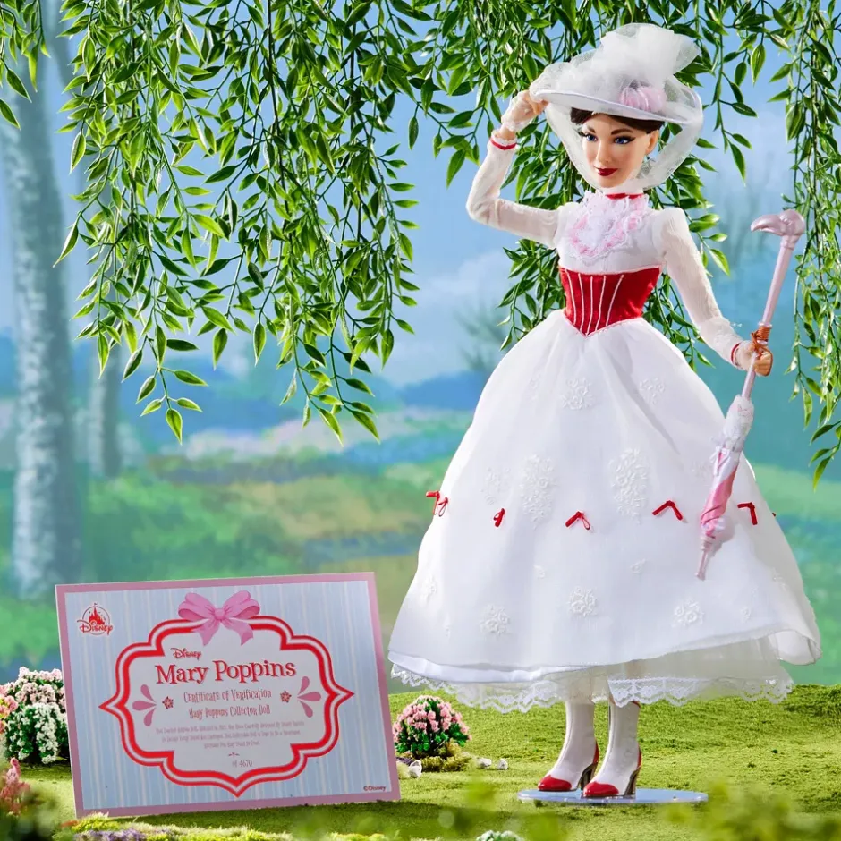 Hot Poupée Mary Poppins 60e anniversaire en édition limitée, 43 cm Edition Limitée|Poupées Disney