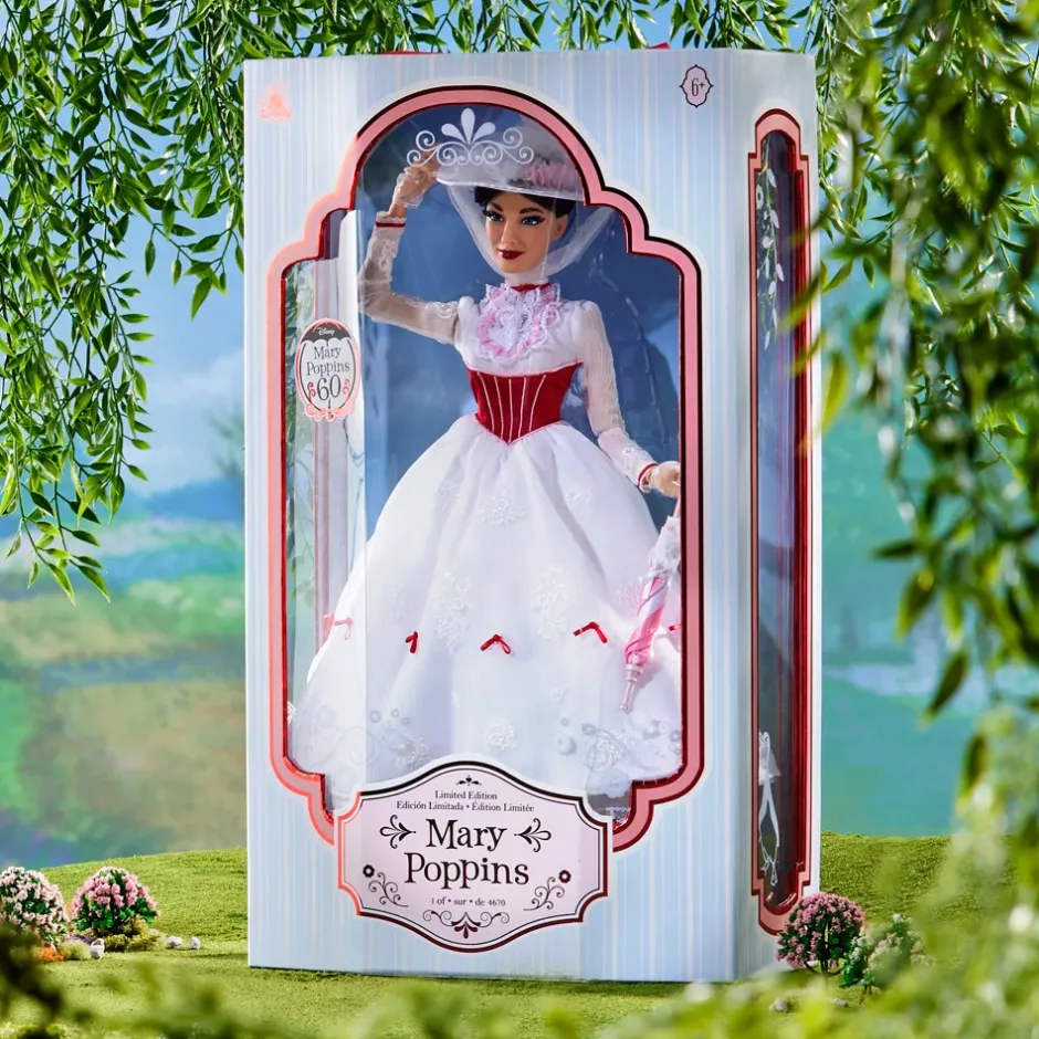 Hot Poupée Mary Poppins 60e anniversaire en édition limitée, 43 cm Edition Limitée|Poupées Disney