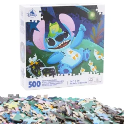 Clearance Puzzle Stitch avec canetons 500 pièces, Lilo & Stitch Jeux De Société Et Puzzles