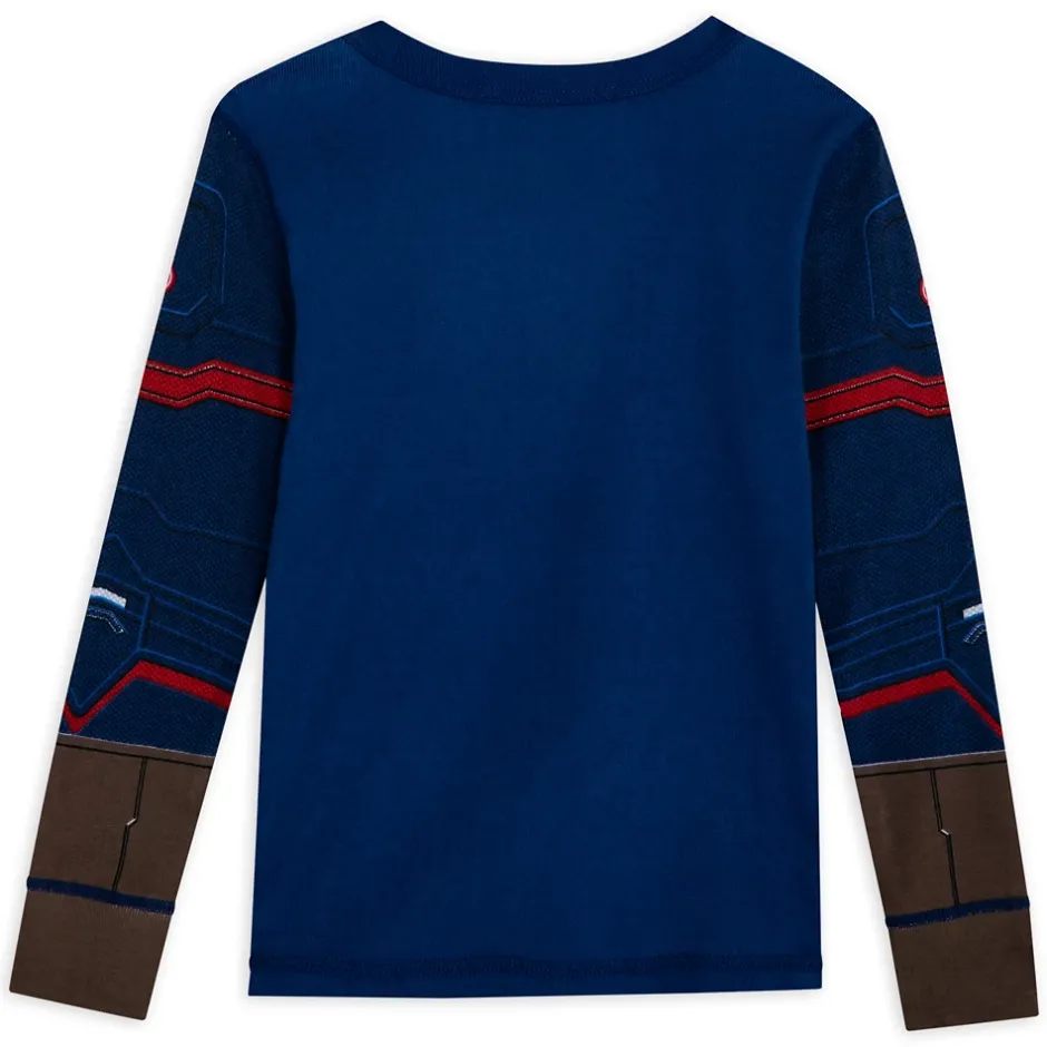 Hot Pyjama déguisement Captain America pour enfants Enfant Pyjamas Et Chaussons Pour Enfant