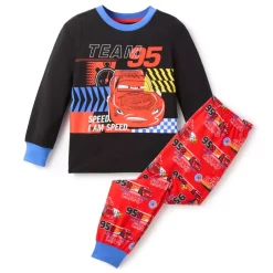 Outlet Pyjama Flash McQueen "Team 95" pour enfants, Disney Pixar Cars Enfant Pyjamas Et Chaussons Pour Enfant