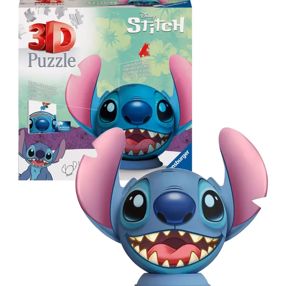 Ravensburger Puzzle Stitch avec oreilles en relief 72 pièces Jeux De Société Et Puzzles