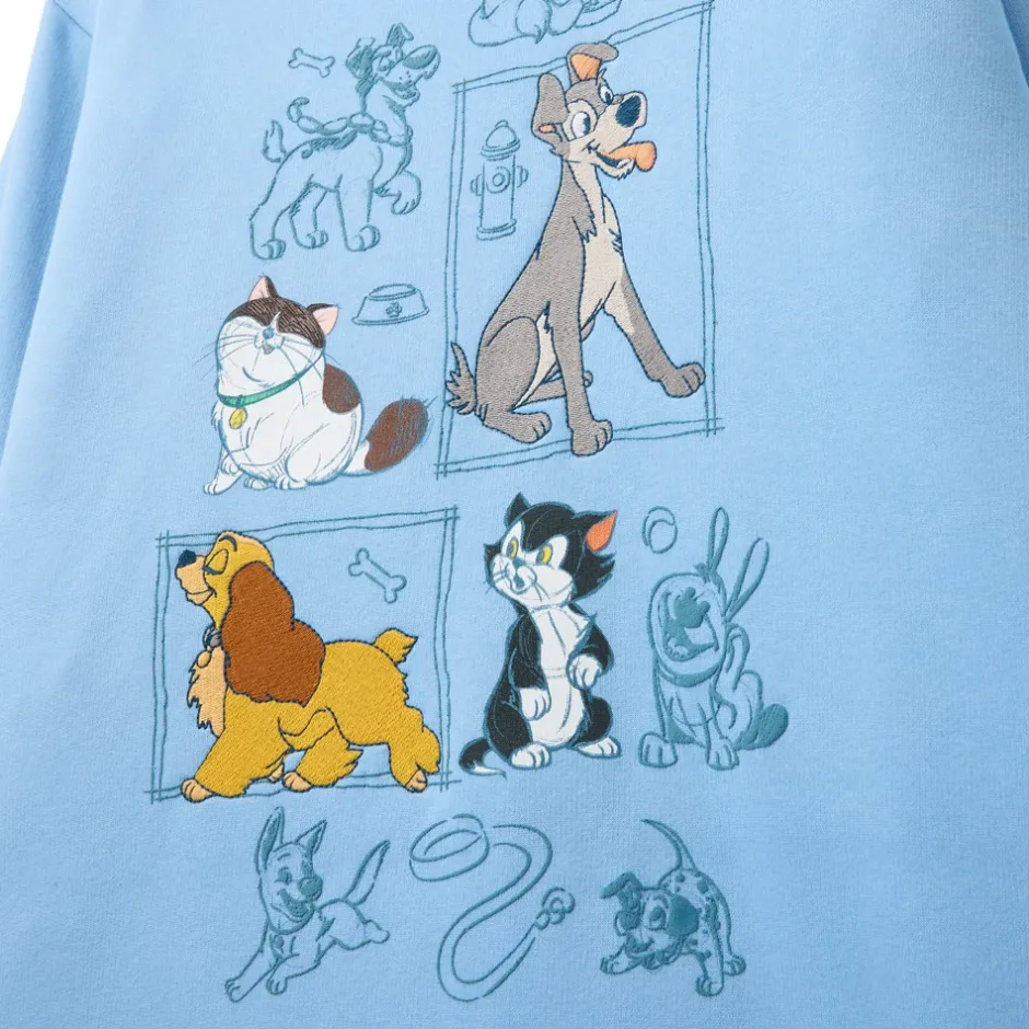 Best Robe sweat-shirt Chiens et chats Disney pour femmes Femme Mode Pour Femmes