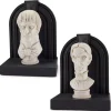 Online Serre-livres Bustes de Lucius et Lucrèce, The Haunted Mansion Accessoires De Décoration Disney