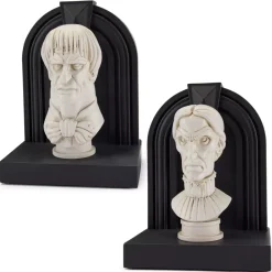 Online Serre-livres Bustes de Lucius et Lucrèce, The Haunted Mansion Accessoires De Décoration Disney