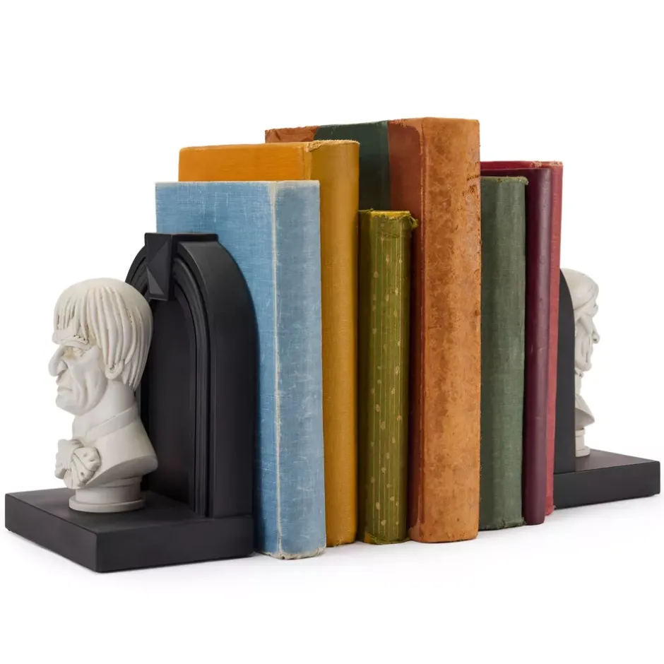 Online Serre-livres Bustes de Lucius et Lucrèce, The Haunted Mansion Accessoires De Décoration Disney