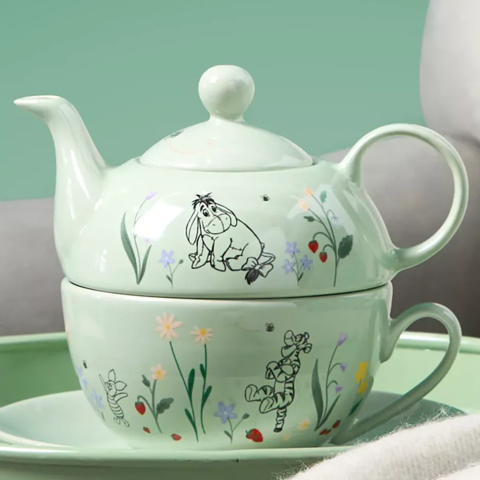 Clearance Service à thé individuel Bourriquet vert, Winnie l'Ourson Mugs, Tasses Et Gobelets