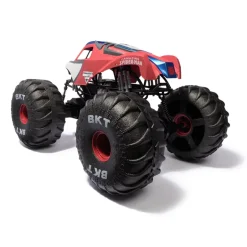 Spinmaster Monster Jam Monster Truck télécommandé Marvel Spider-Man géant, tout-terrain, plus de 60 cm de long, échelle 1:6 Véhicules