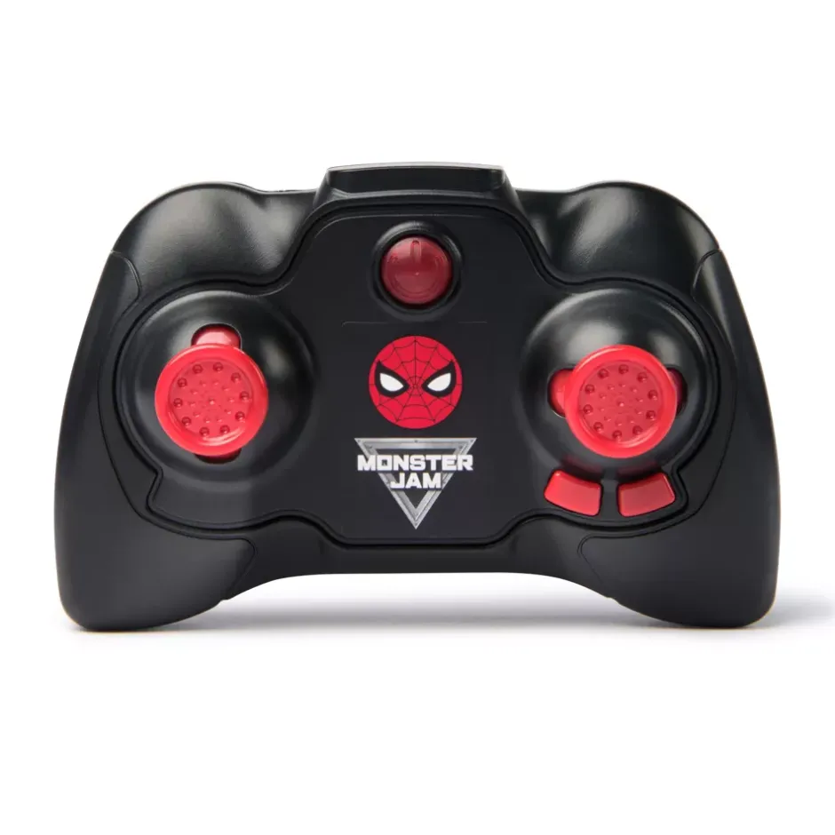 Spinmaster Monster Jam Monster Truck télécommandé Marvel Spider-Man géant, tout-terrain, plus de 60 cm de long, échelle 1:6 Véhicules