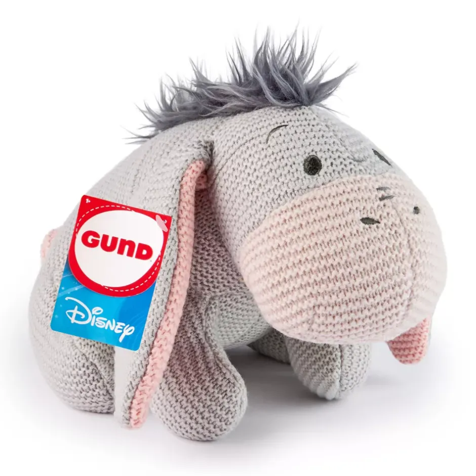 Clearance Spinmaster Peluche Bourriquet tricotée Disney GUND, Winnie l'Ourson, 38 cm Peluches