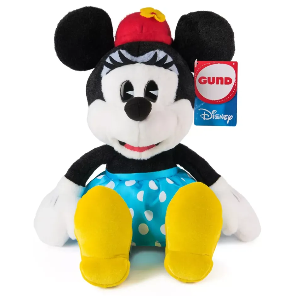 Sale Spinmaster Peluche Minnie classique Disney GUND, 35,5 cm Peluches