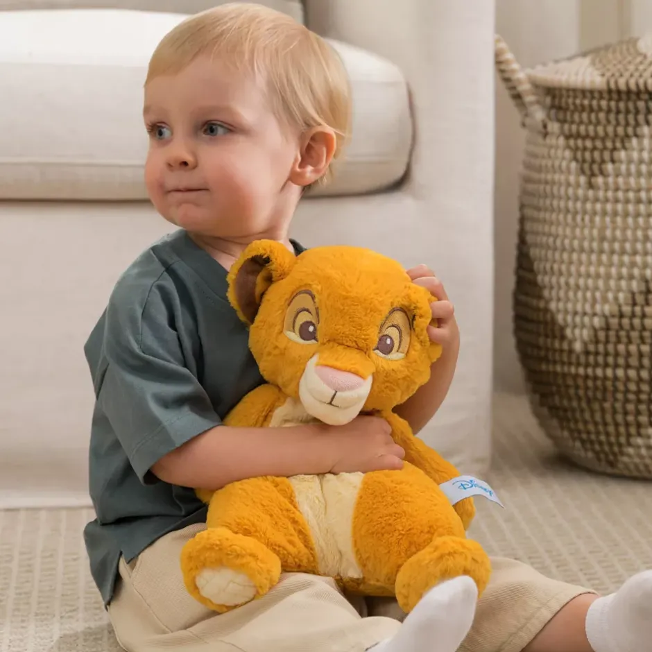 Best Spinmaster Peluche Simba Disney GUND Oh So Snuggly, Le Roi Lion, 31,5 cm Peluches