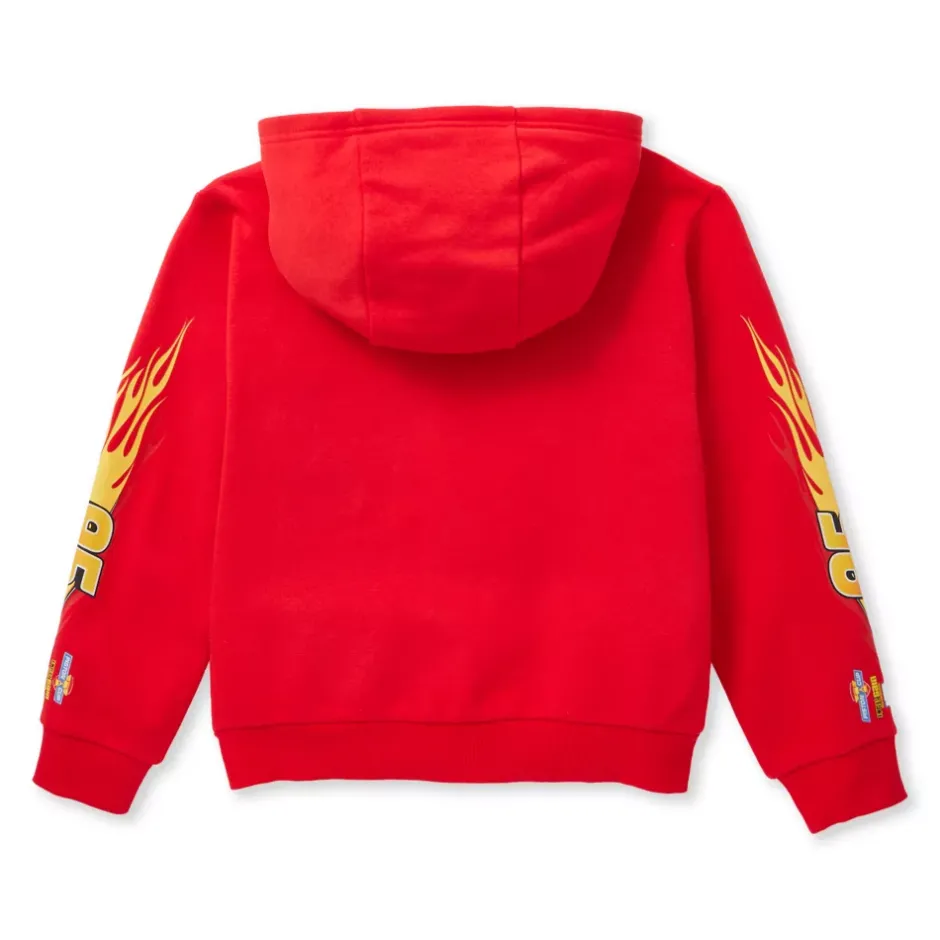Sale Sweat Flash McQueen à capuche avec fermeture zippée pour enfants, Disney Pixar Cars Enfant Vêtements Pour Enfant