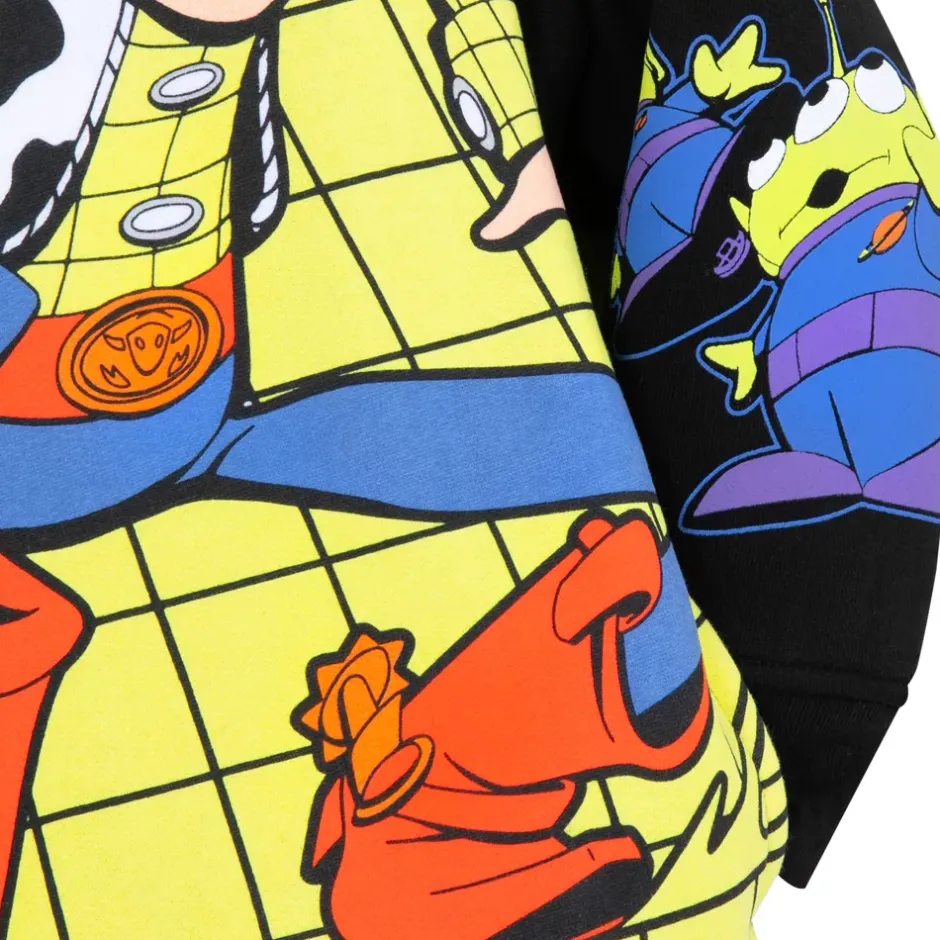 Best Sweatshirt Buzz l'Éclair et Woody zippé à capuche pour enfants, Toy Story Enfant Vêtements Pour Enfant