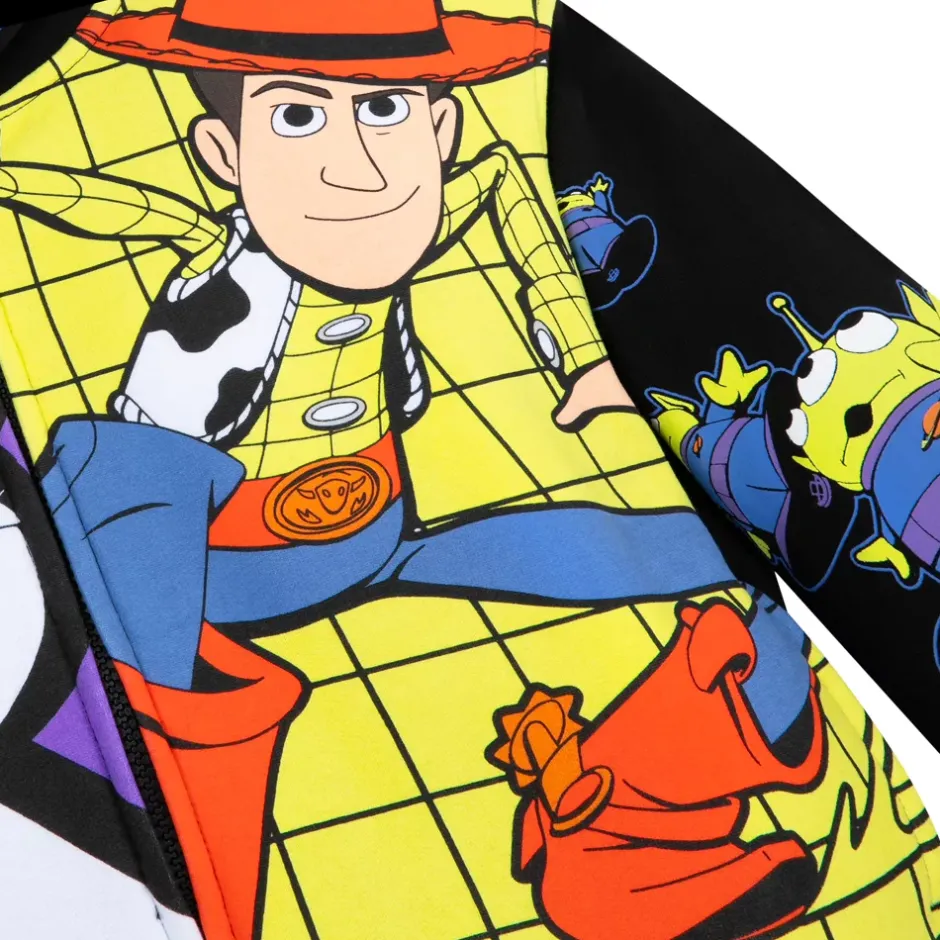 Best Sweatshirt Buzz l'Éclair et Woody zippé à capuche pour enfants, Toy Story Enfant Vêtements Pour Enfant