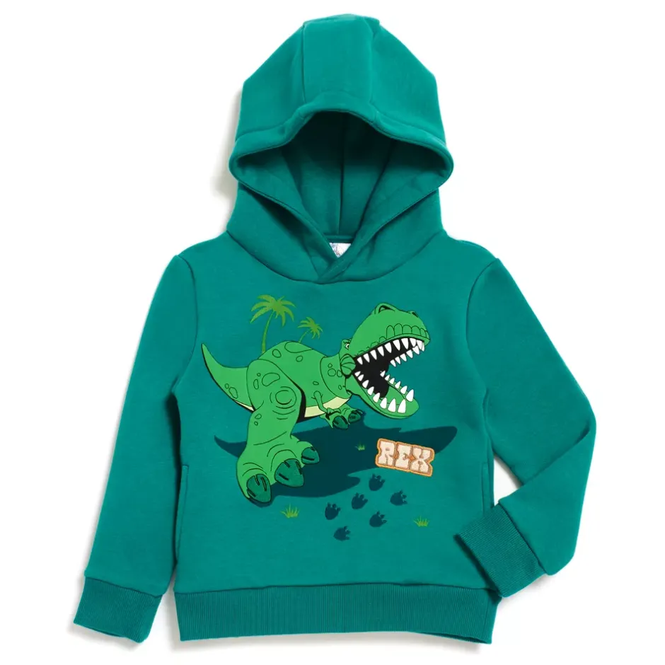 Sweatshirt Rex à capuche pour enfants, Toy Story Enfant Vêtements Pour Enfant