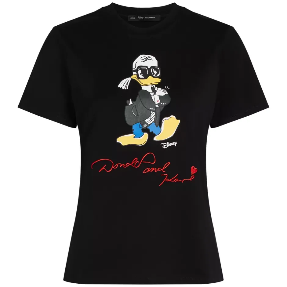 Outlet T-shirt Disney x KARL LAGERFELD pour femmes Femme Chemises Et T-Shirts|Mode Pour Femmes