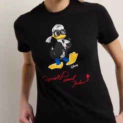 Outlet T-shirt Disney x KARL LAGERFELD pour femmes Femme Chemises Et T-Shirts|Mode Pour Femmes